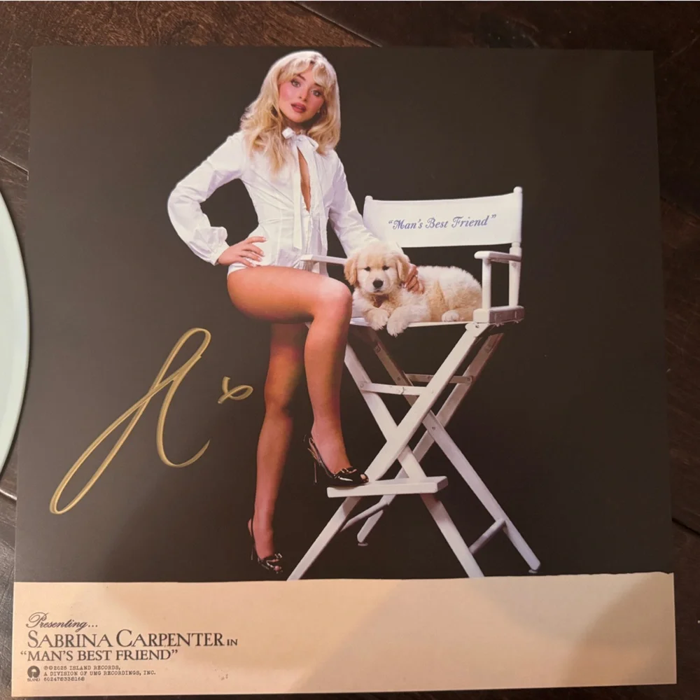 Sabrina Carpenter - Man’s best friend Signed Vinyl Record - Picture 2 of 3